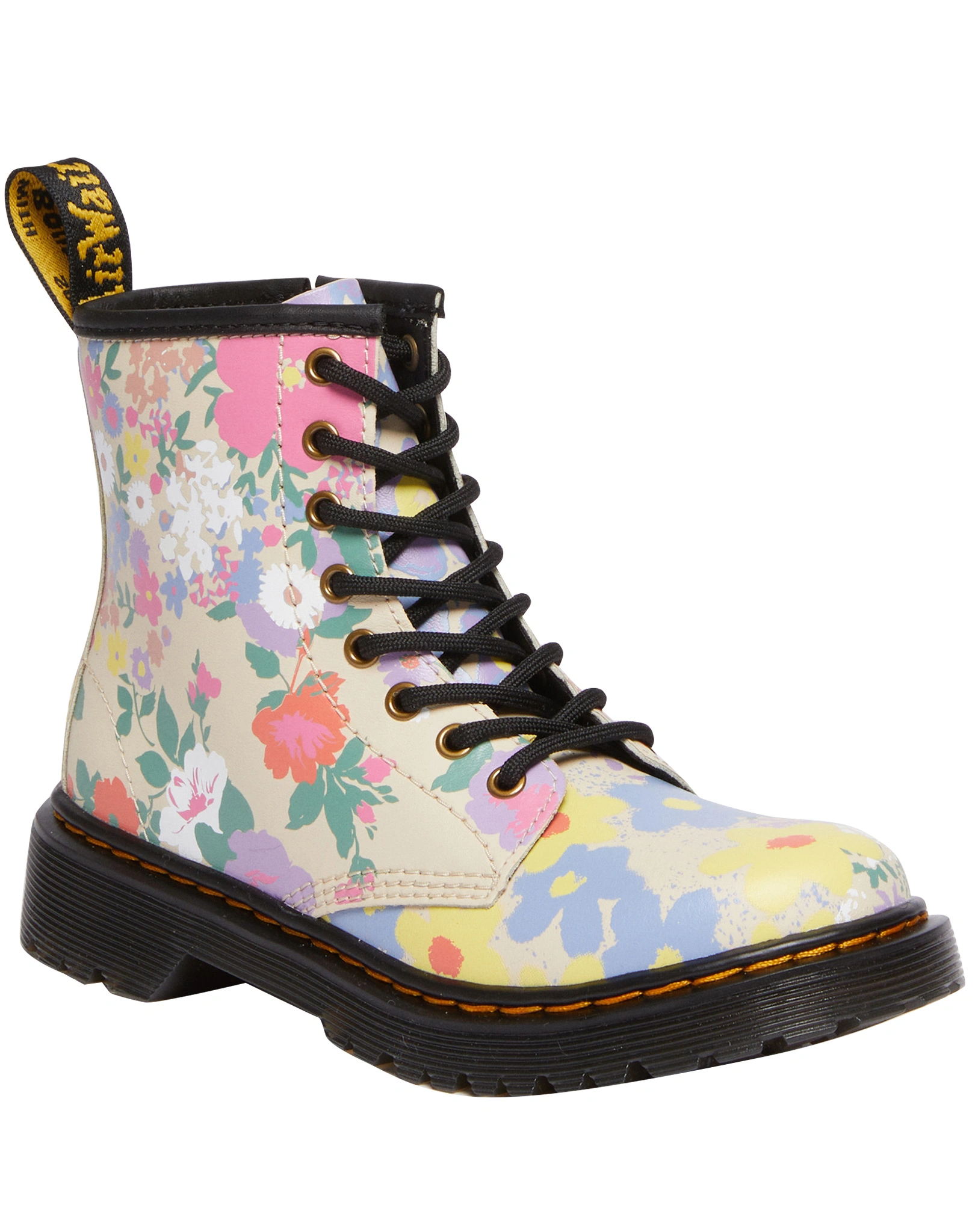 Schnürstiefel 1460 FLORAL MASH UP in bunt