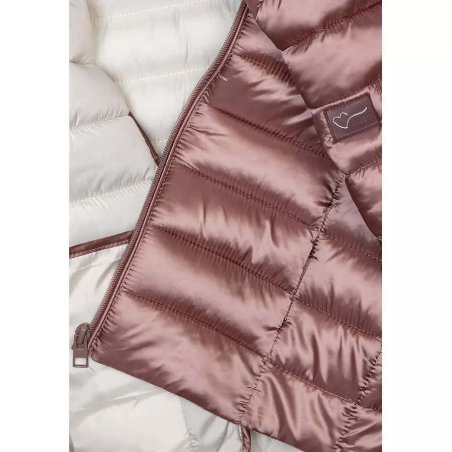MINOTI Steppjacke mit Kapuze Steingrau