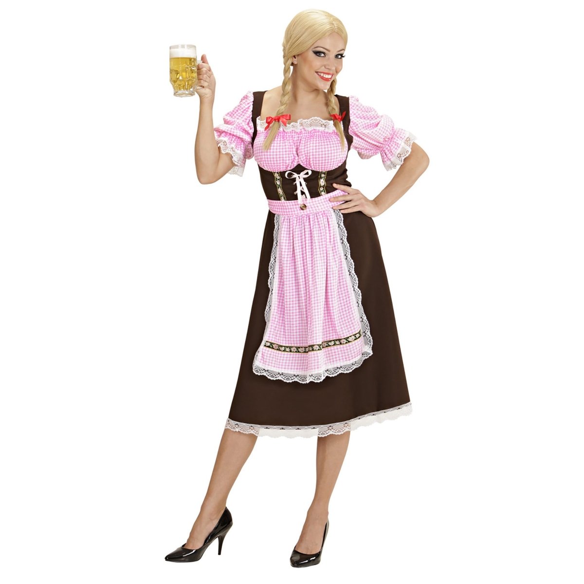 Gekleurde Dirndl Jurk Oktoberfest Dames
