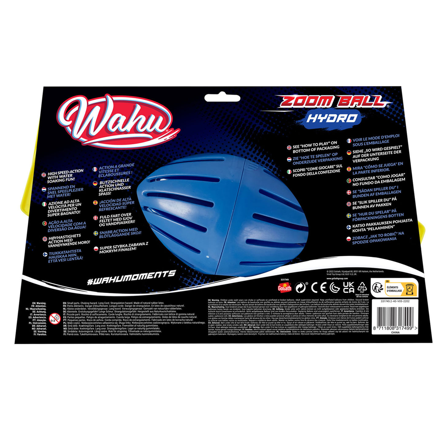Wahu Zoom Ball Hydro - Vang- en Werpspel