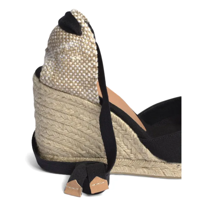 Castaner Espadrilles Carina 8 cm | Noir