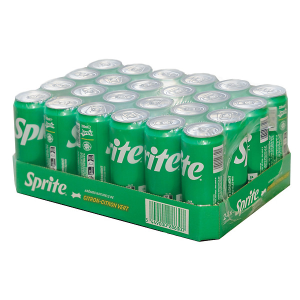 Soda Sprite, en canette, lot de 24 x 33 cl