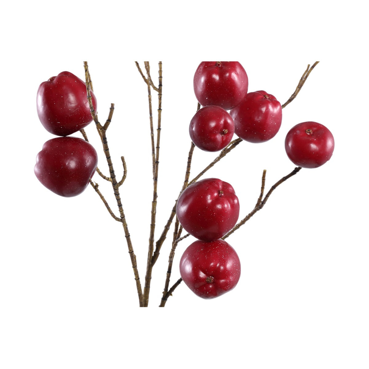 Ptmd branche artificielles appeltros - 60x41x118 cm - plastique - rouge