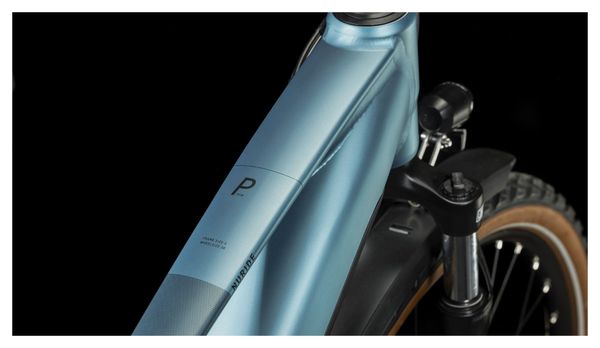 VTC Électrique Cube Nuride Hybrid Performance 625 Allroad Trapeze Shimano Alivio 9V 625 Wh 29'' Bleu Metal 2024