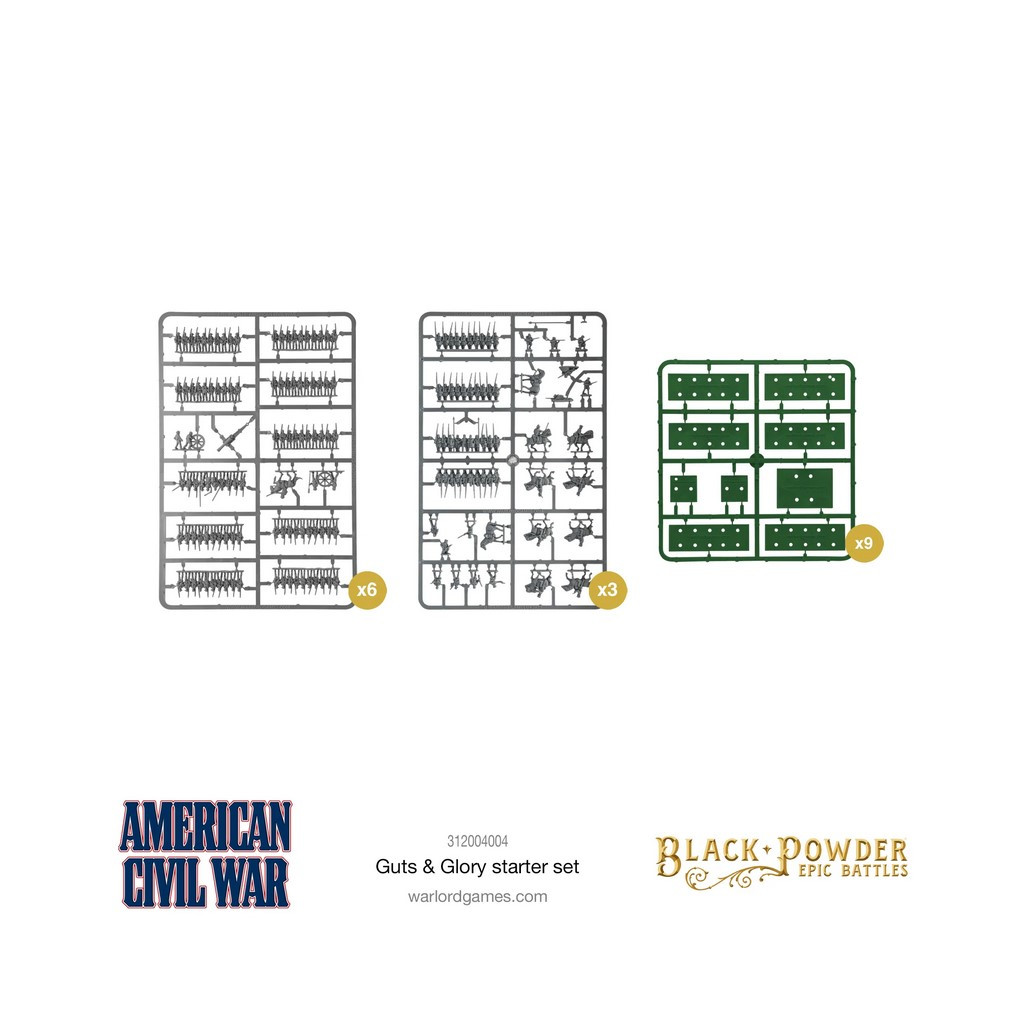 Black Powder Epic Battles: American Civil War - Guts & Glory Starter Set