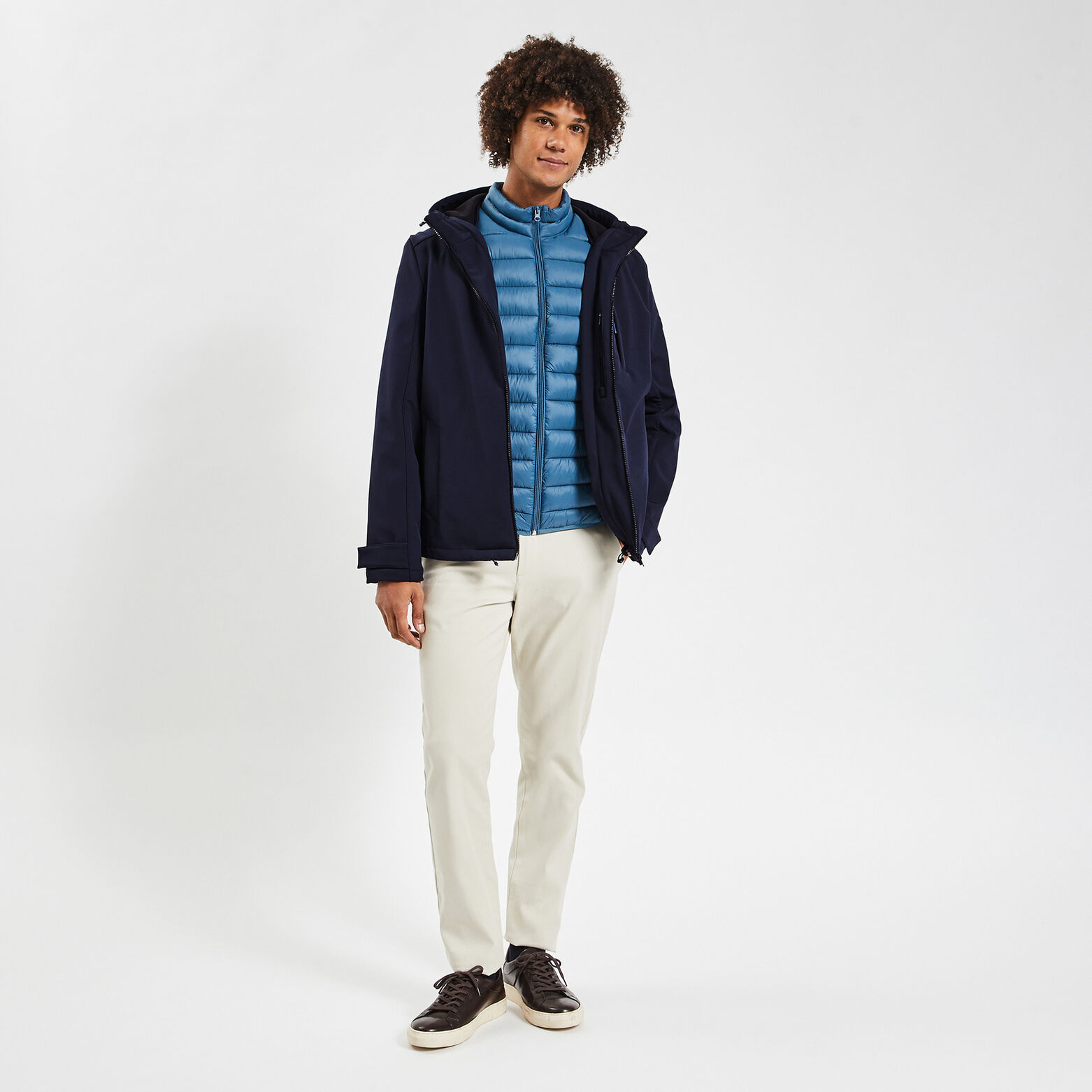 Blouson 3 en 1 Bleu