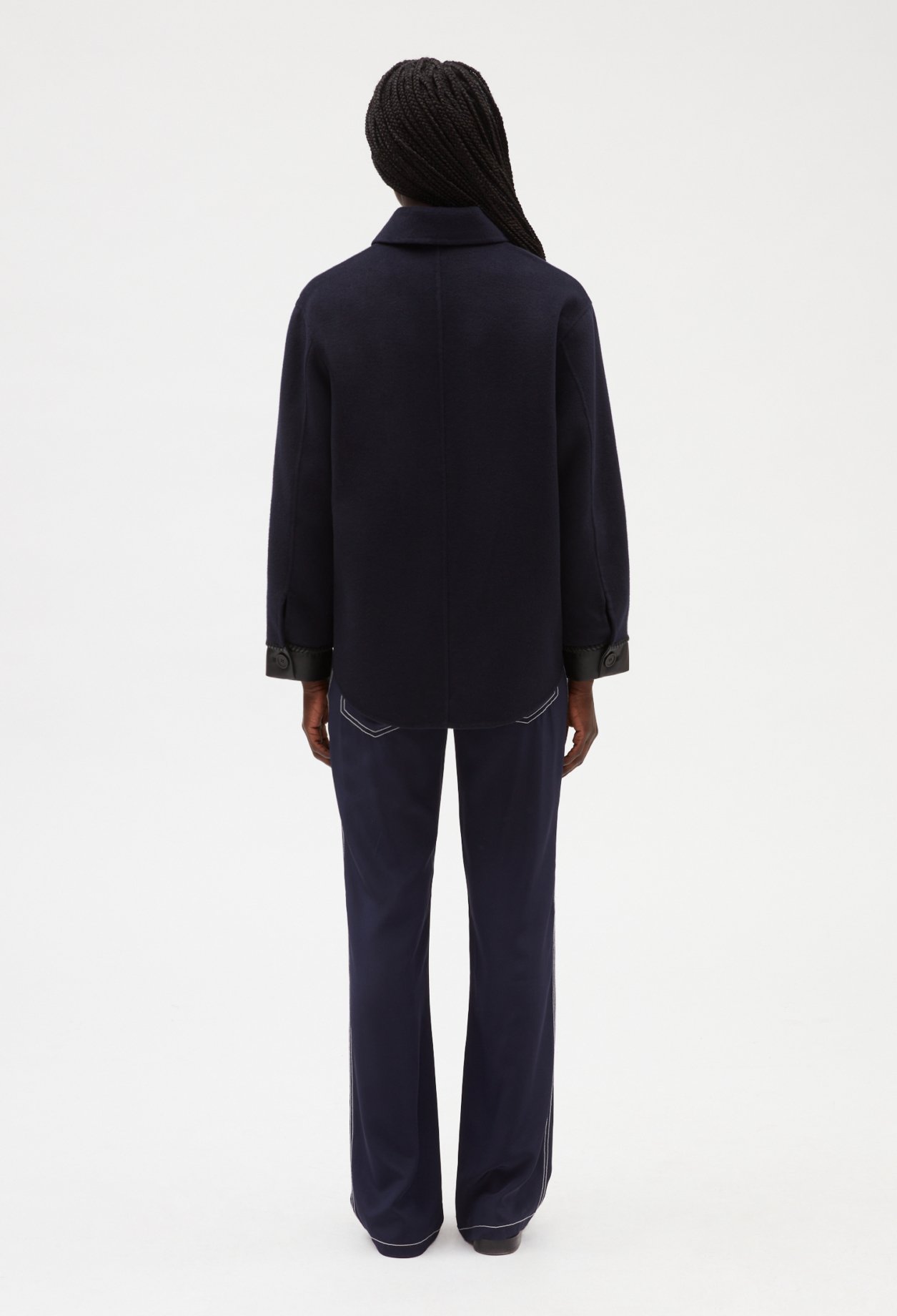 Manteau manches longues marine