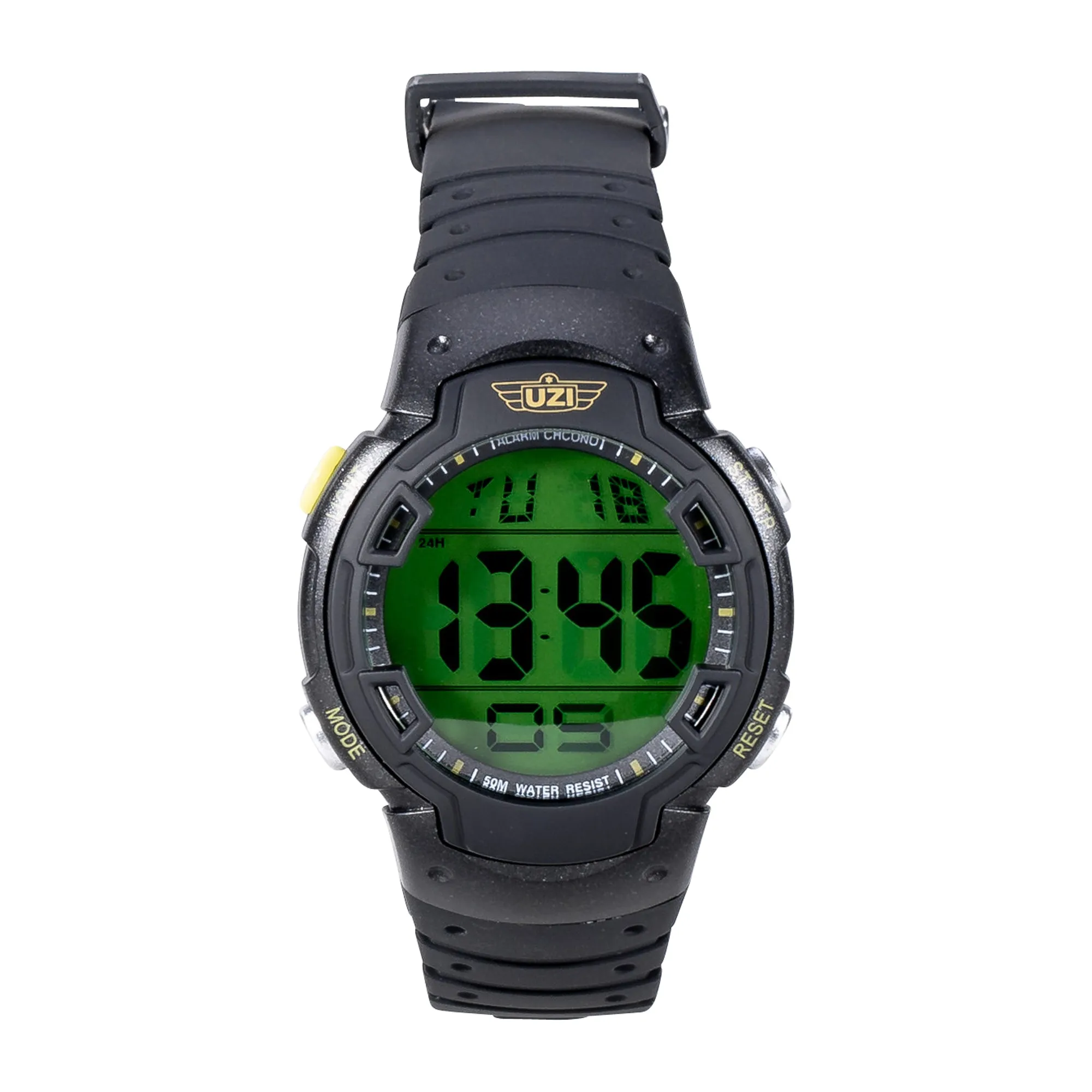UZI -  Digitaluhr Guardian Gummiband
