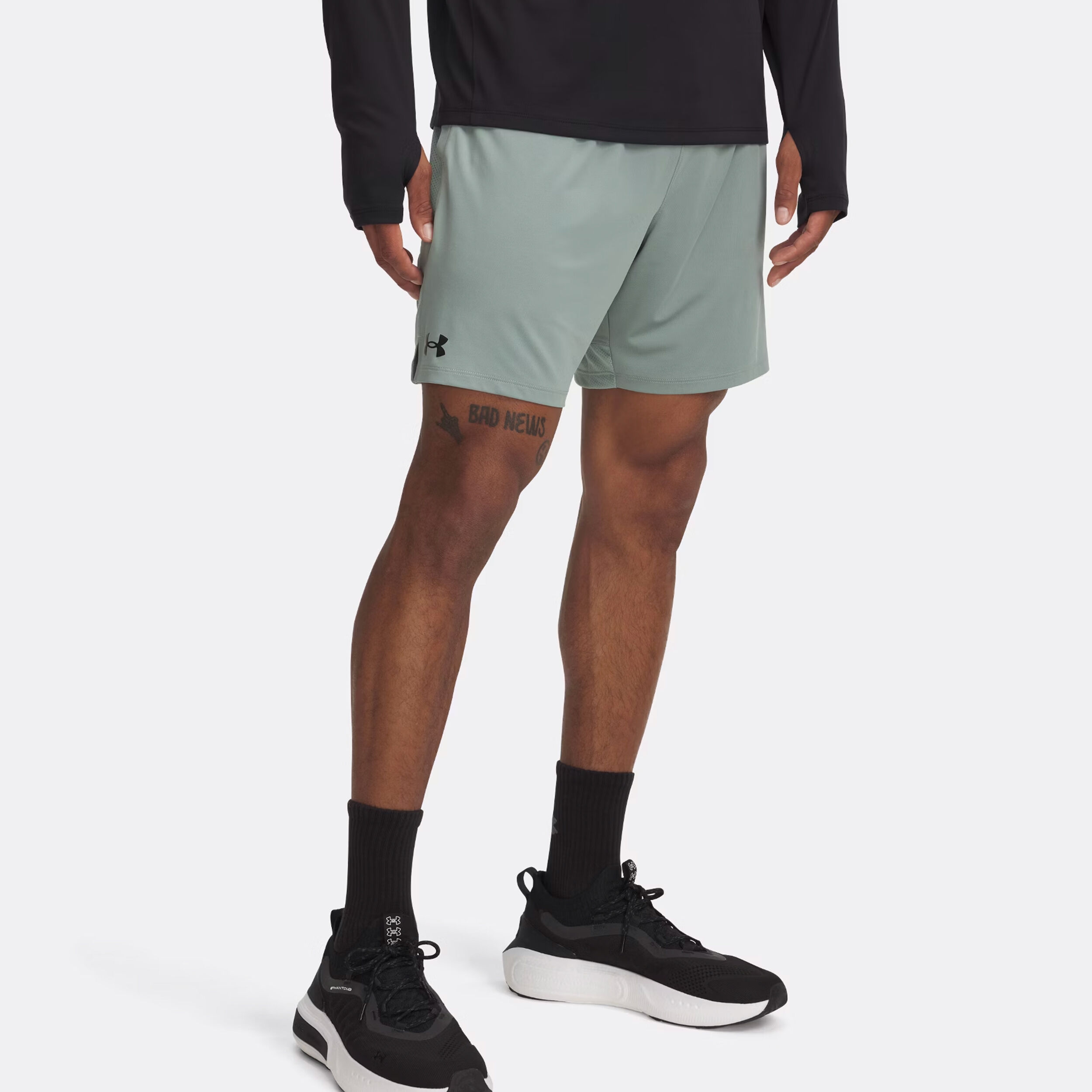 Under Armour Techent 7in Shorts Hommes - Vert