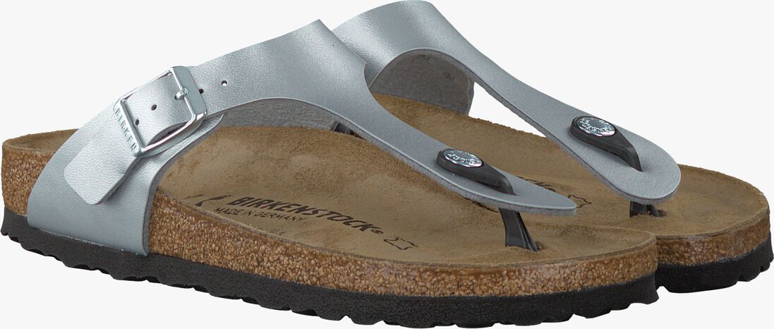 BIRKENSTOCK zilveren birkenstock teenslippers gizeh kids