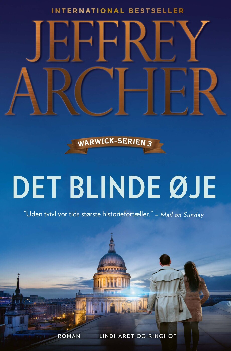 Det Blinde Øje - Jeffrey Archer - Bog