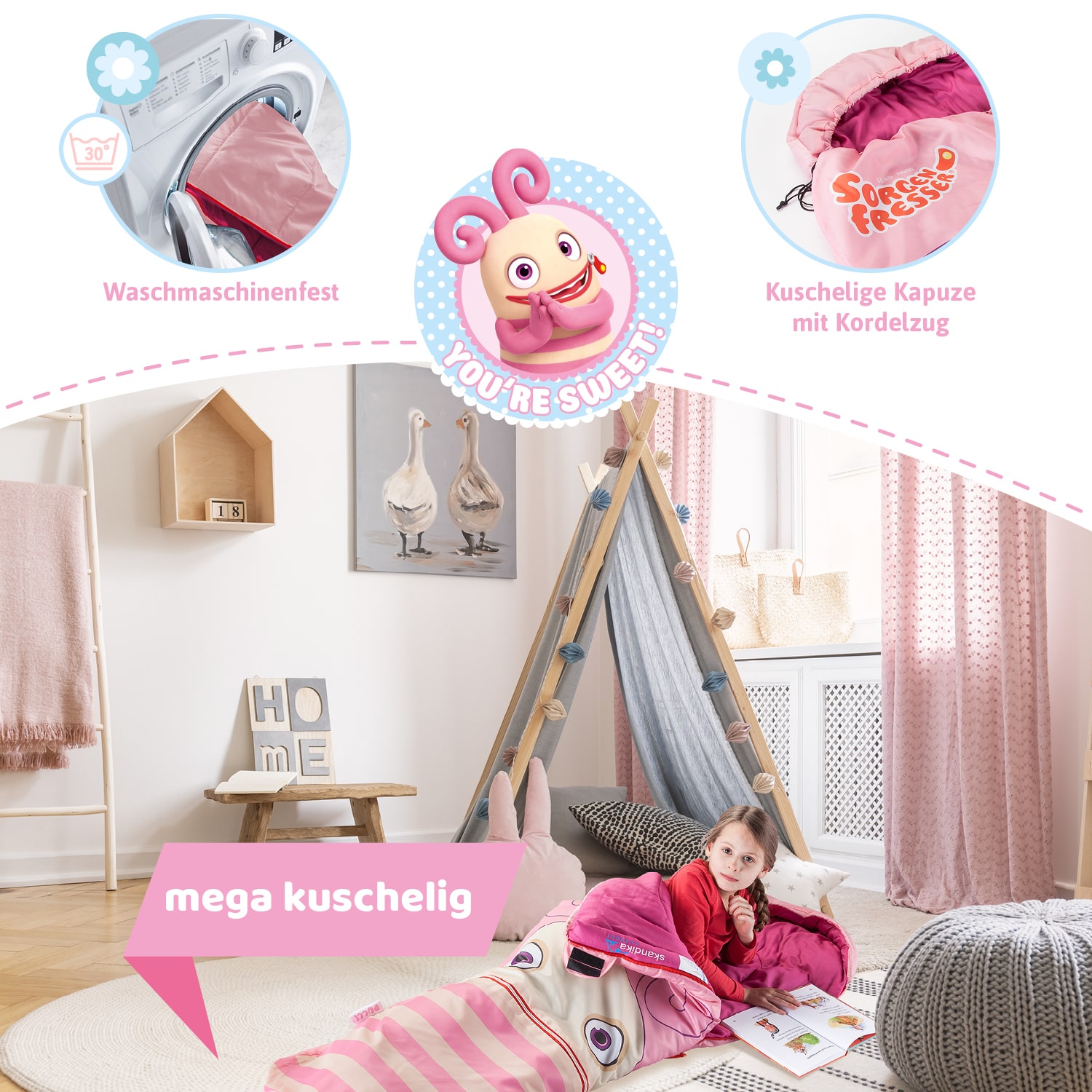 Skandika Zorgeneter Polli Kinderslaapzak