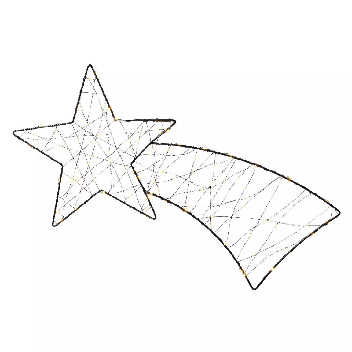 Étoile filante lumineuse 100 LED (H48 cm) Sky Blanc chaud