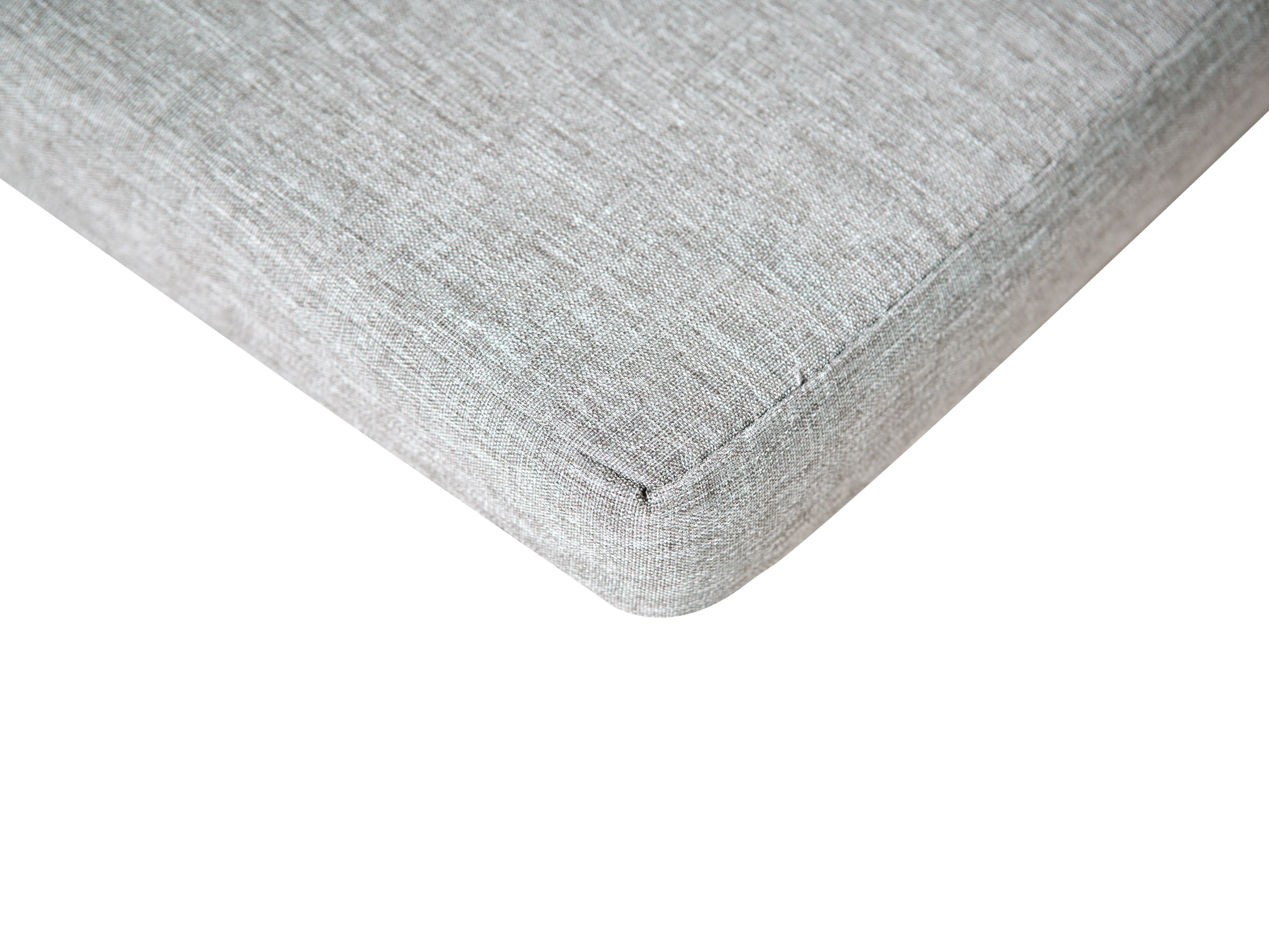 Kussen voor ligstoel TOSCANA/JAVA/AMANTEA PREMIUM 189 x 58 cm Grijs melange