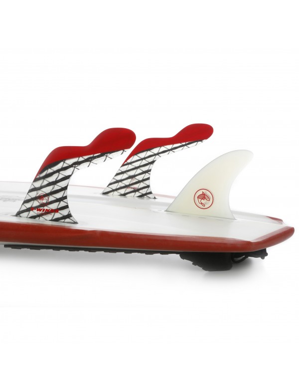 S-Wings Fins SW 500 - Red Carbon -  F.C.S
