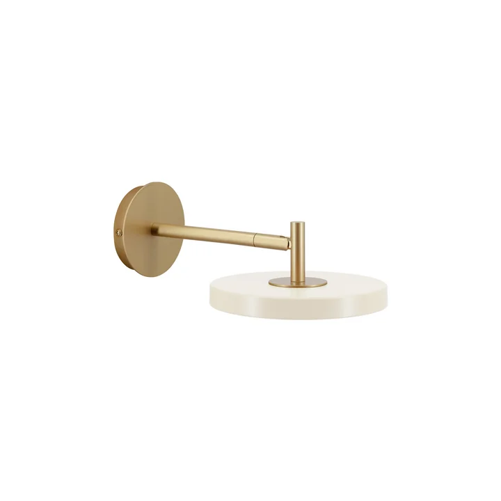 Umage - Asteria LED Wandleuchte, Messing / pearl white