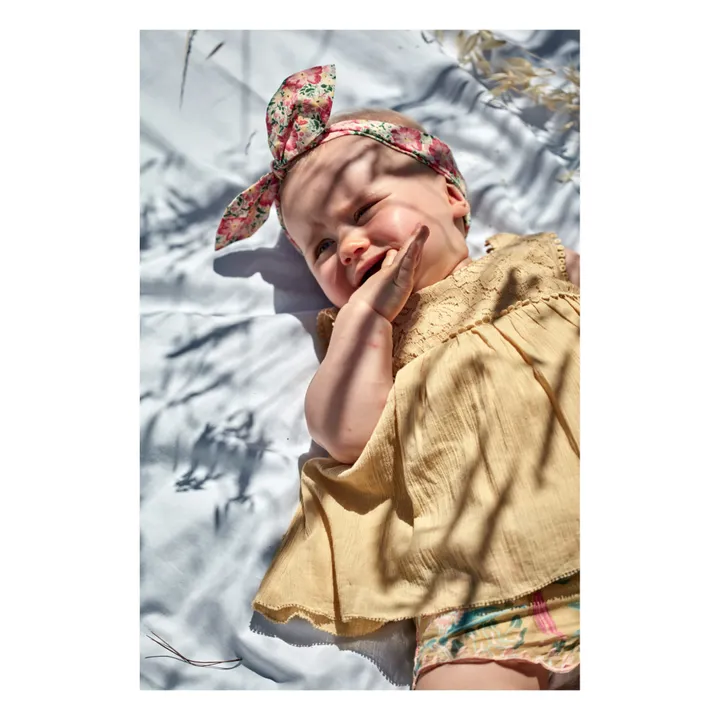 Louise Misha Headband Coton Bio Cally | Rose