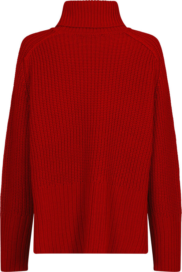 Neo Noir Maggie Knit Blouse Red