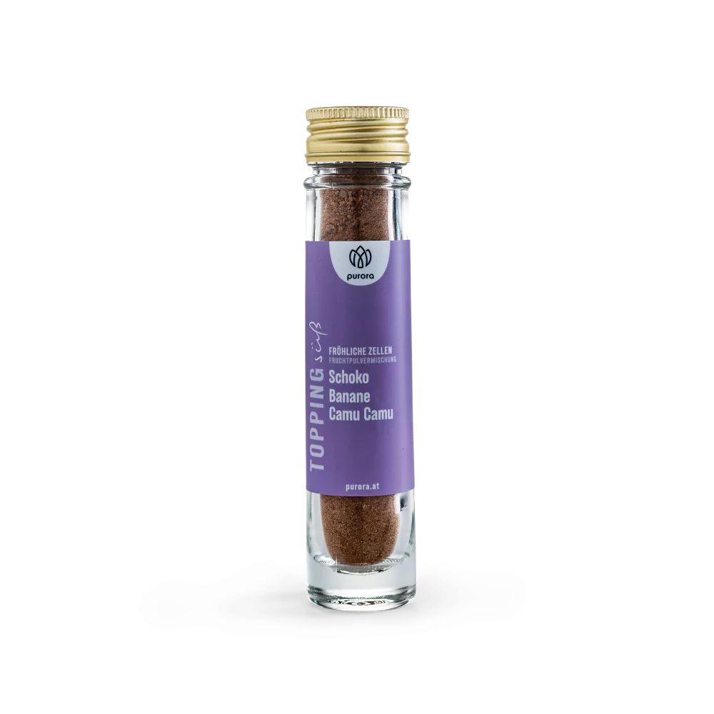 purora TOPPING süß - Schoko, Banane, Camu Camu
