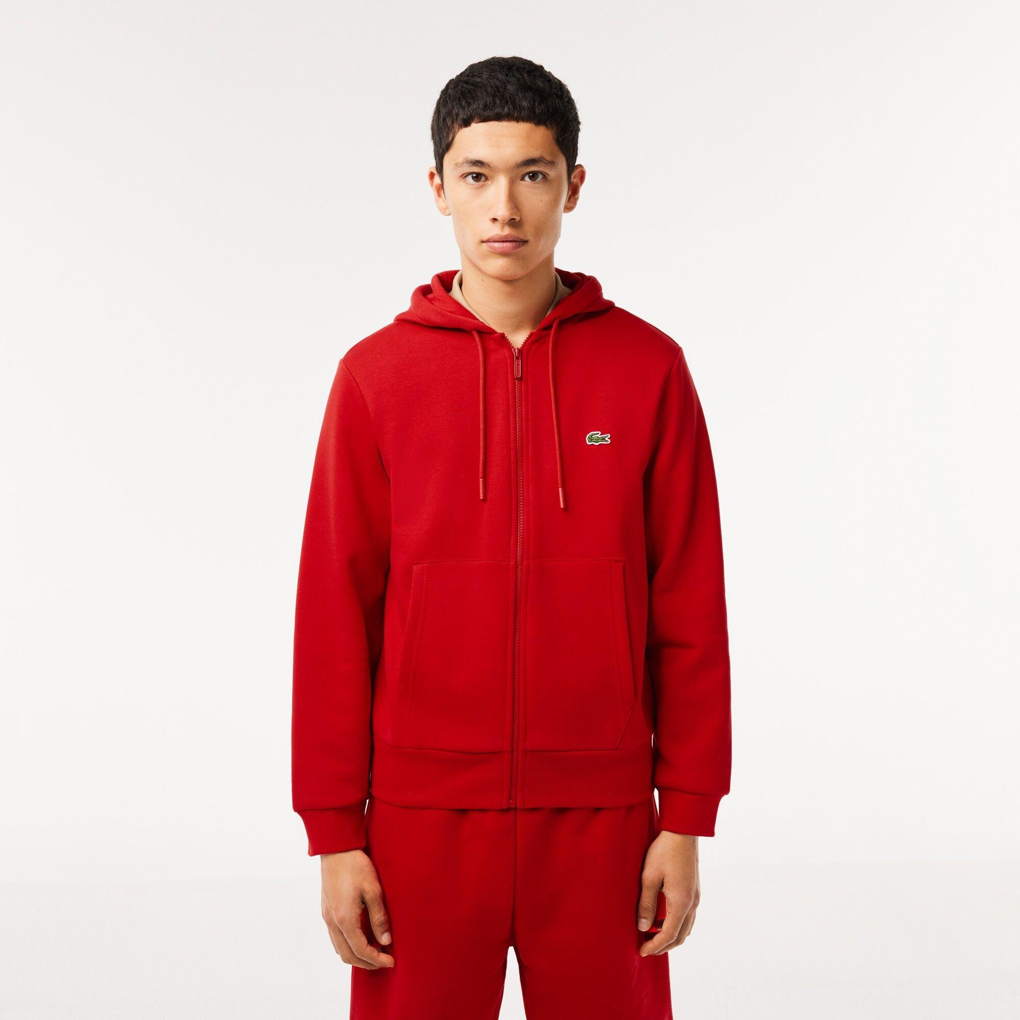 Lacoste Zip Up Fleece Hoodie