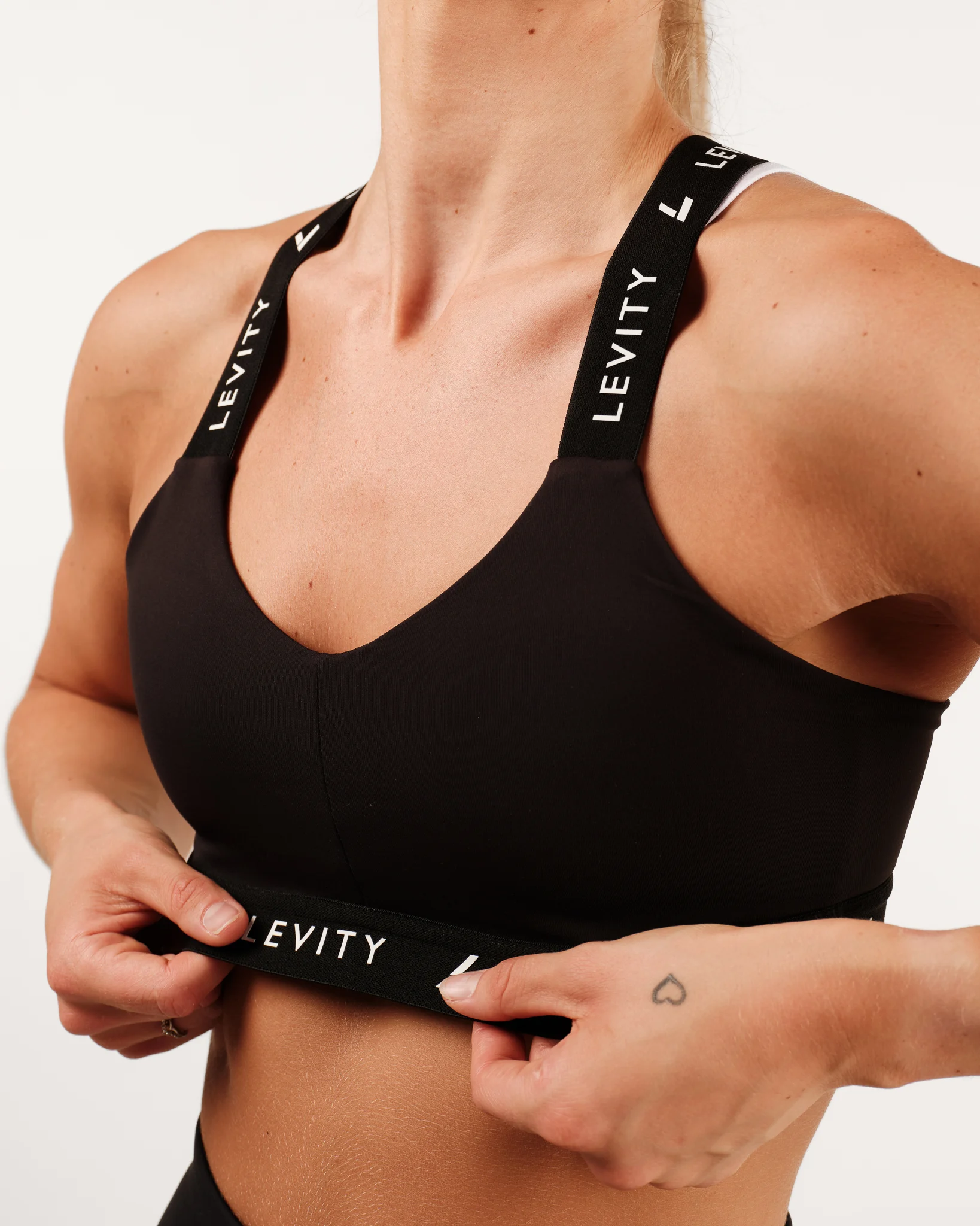 LEVITY Division Strappy Bra Black