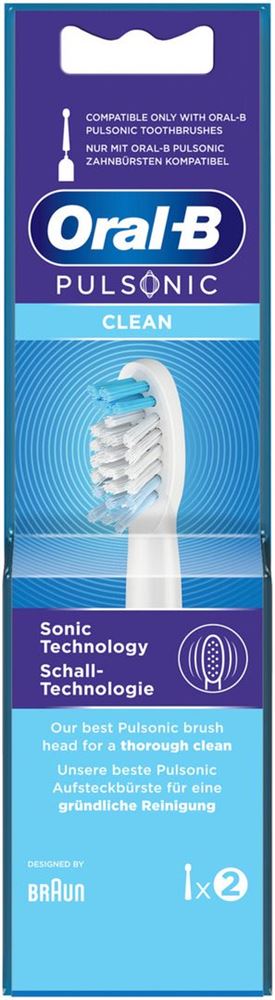 ORAL-B Aufsteckbürsten Pulsonic Clean 2 Stk