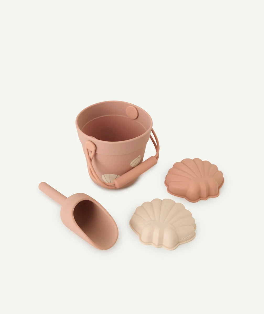 LIEWOODKIT JOUETS DE PLAGE ROSE THÈME COQUILLAGE