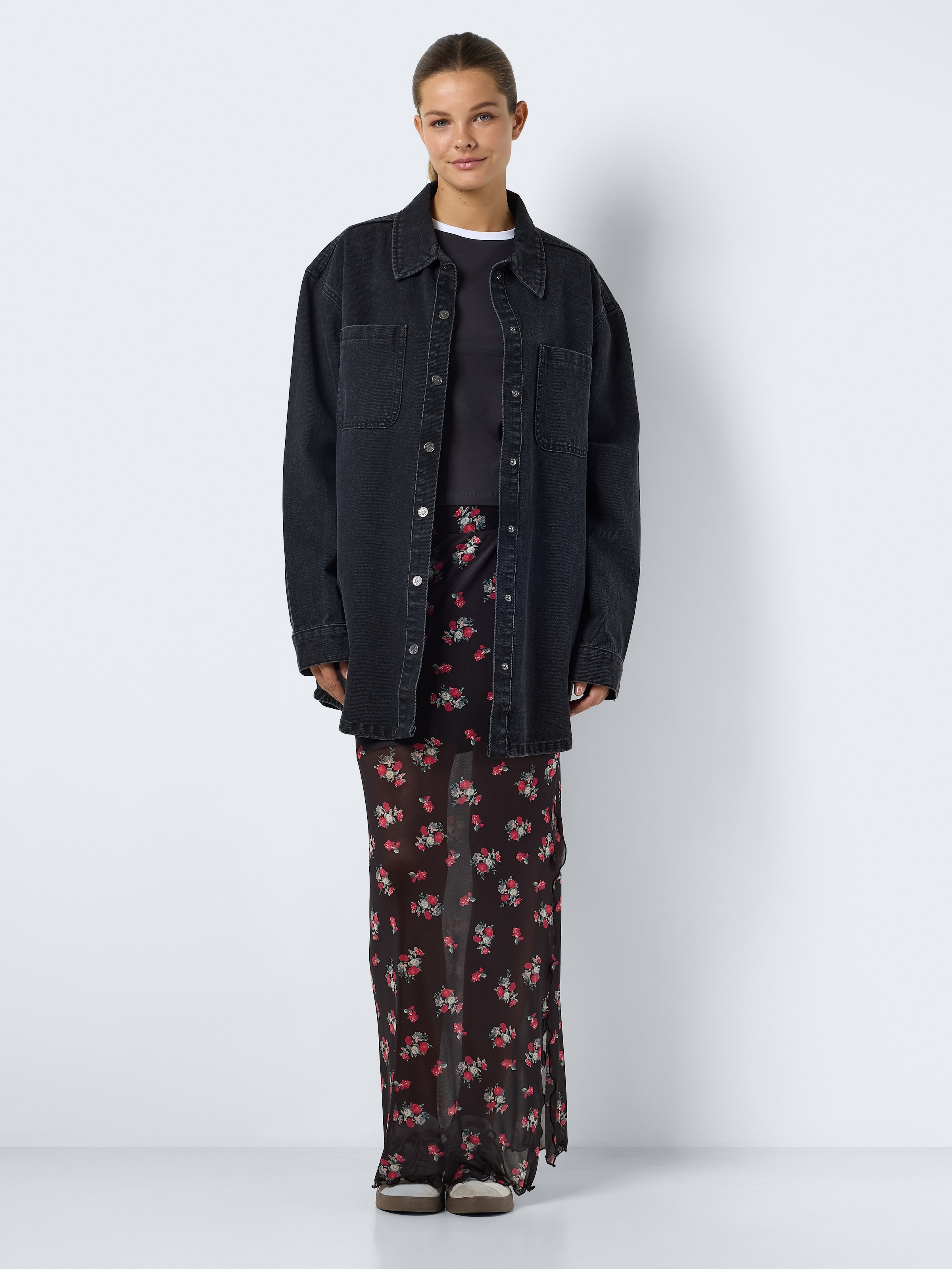 Noisy may Jeansjacke »NMALVA L/S DNM SHACKET AZ387BL NOOS«