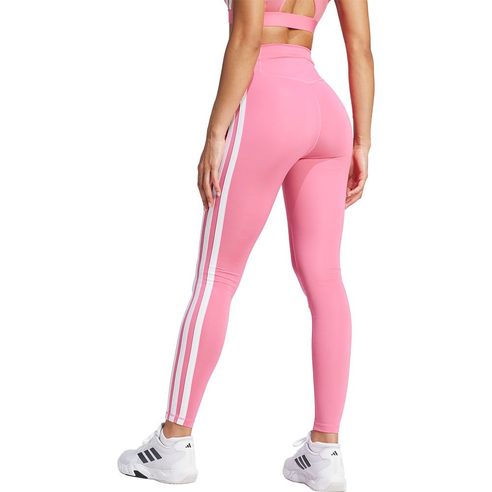 adidas Optime Essentials 3-Streifen 7/8-Leggings Damen pink fusion