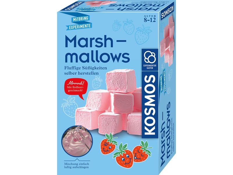 Kosmos Experimentierkasten Marshmallows Fluffige Süssigkeiten selber herstellen