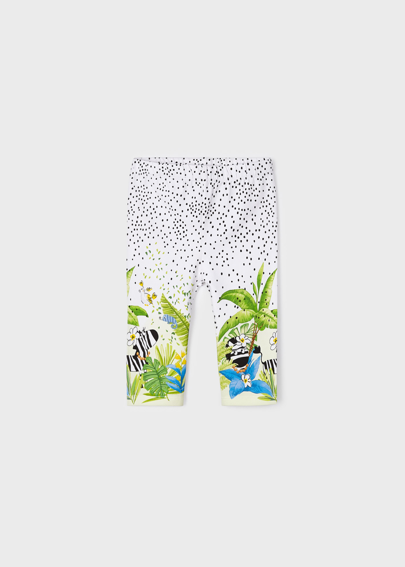 Leggings infantis estampadas com piratas em algodão sustentável.