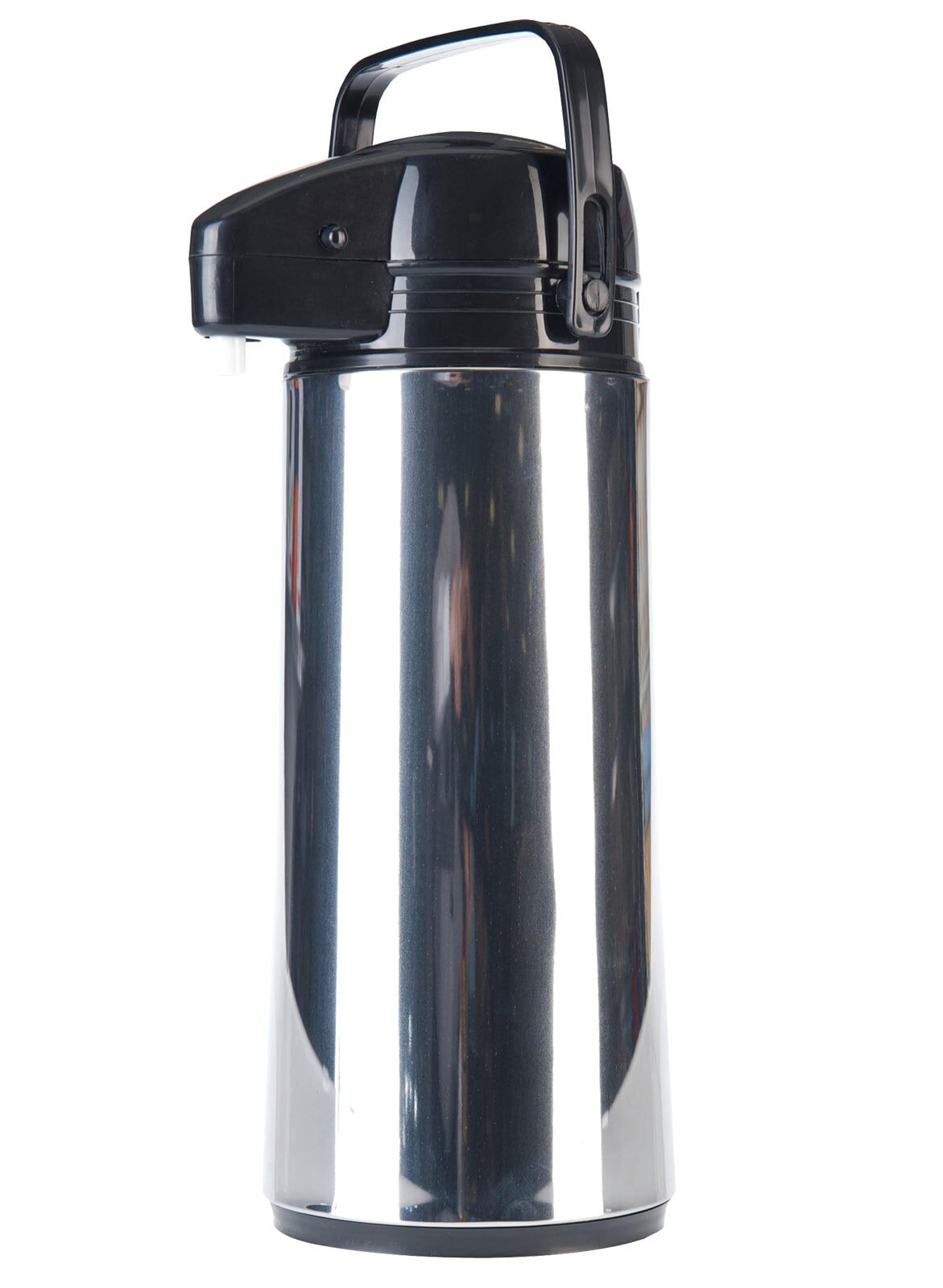 Airport Kanne 1,9 l 18x36x14 cm silber/schwarz