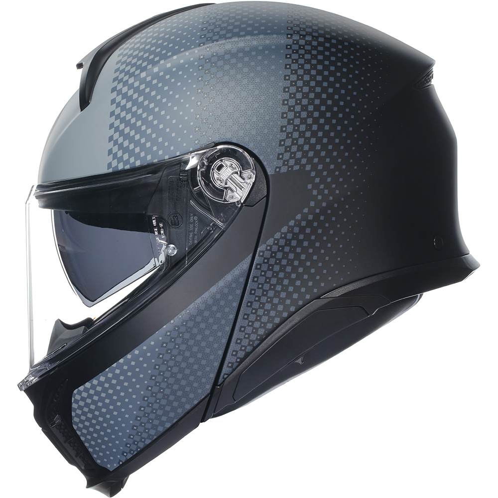 AGV - Casque Tourmodular Textour Gris / Noir Mat