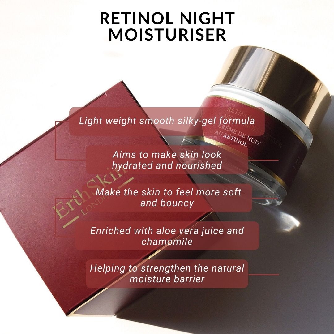 Erth skin london Retinoide Nachtfeuchtigkeitscreme