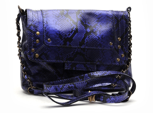 Pieces ville accessoires pcfelizia leather cross body fc bleu