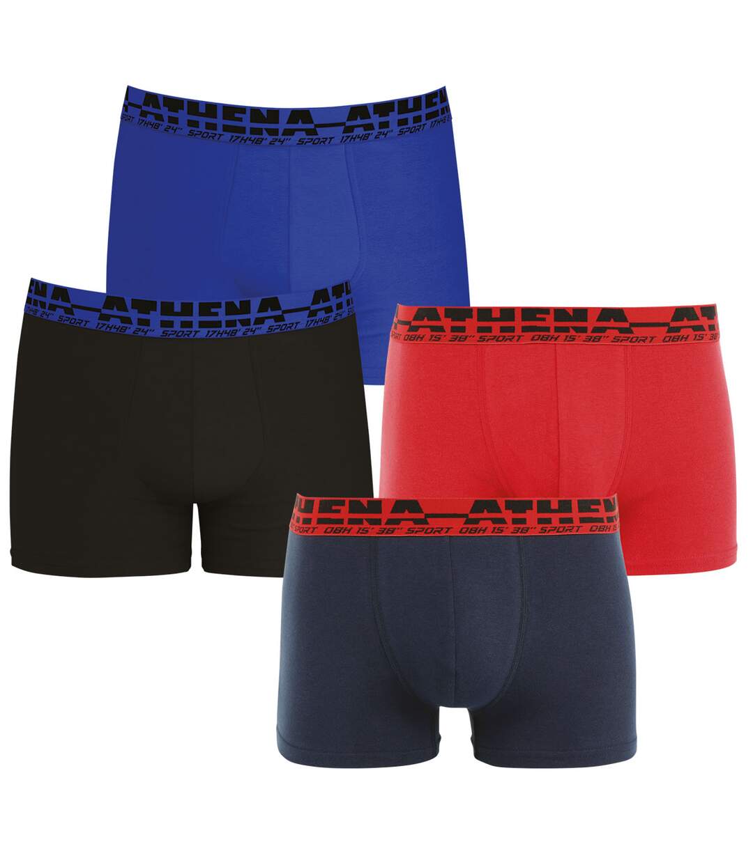 Lot de 4 boxers homme