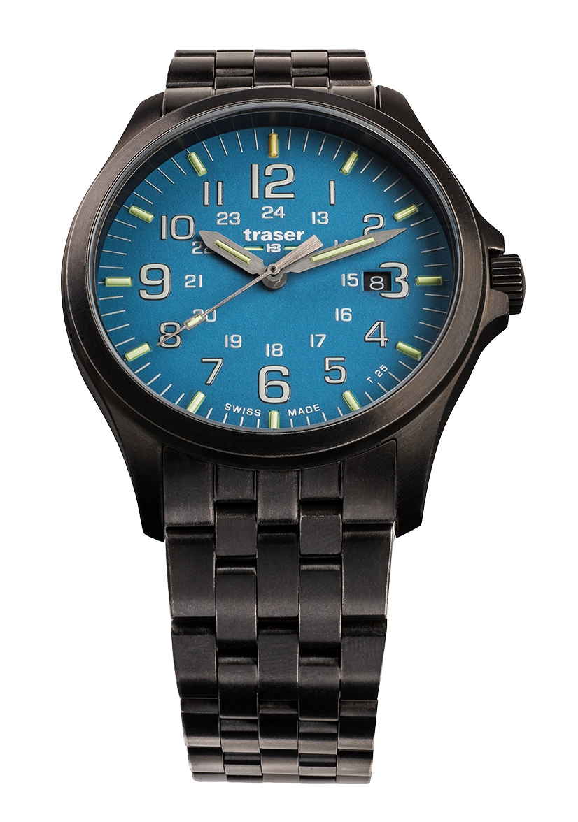 Traser P67 Officer Pro Gunmetal Türkis 108740