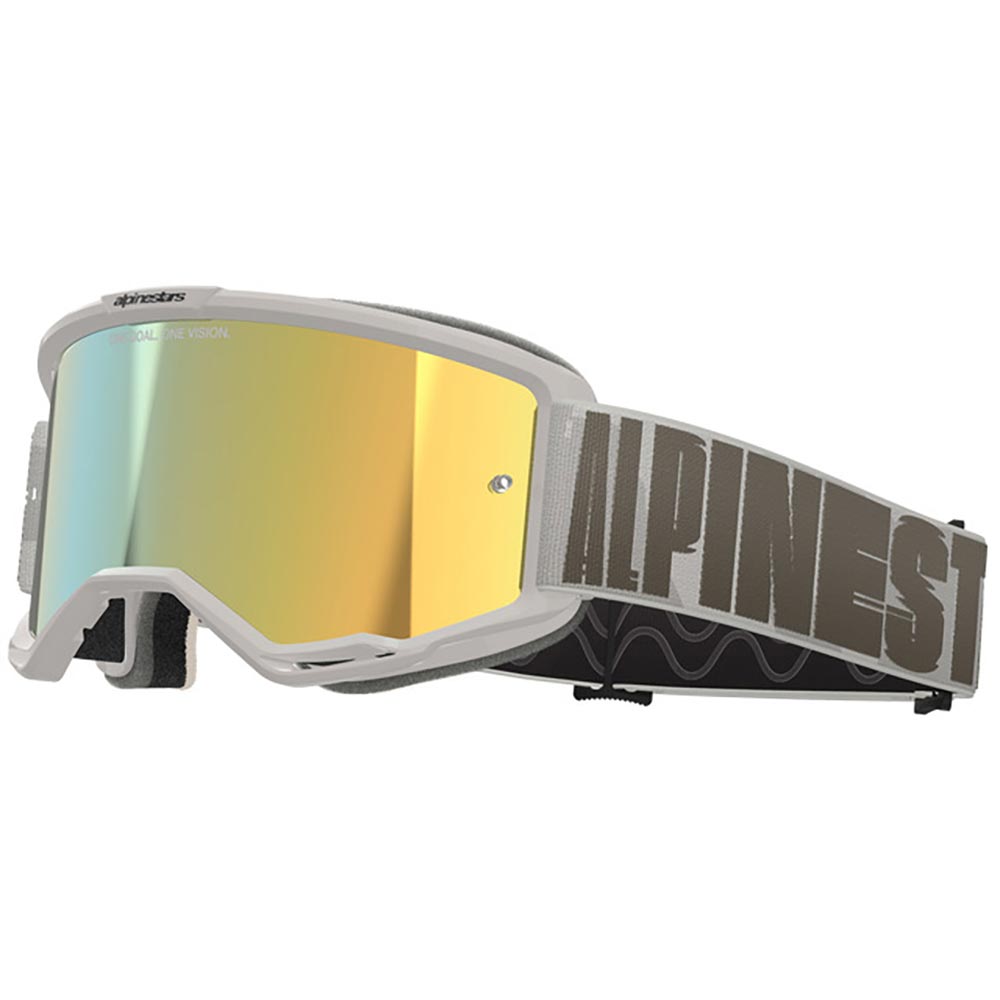 Alpinestars - Masque Vision 5 Hollow Mirror Gris / Sable / Or
