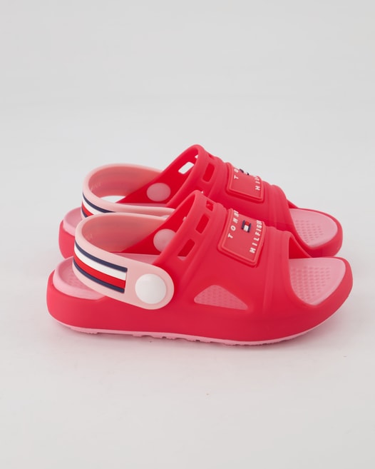 Tommy Hilfiger Stripes Sandalen in Pink