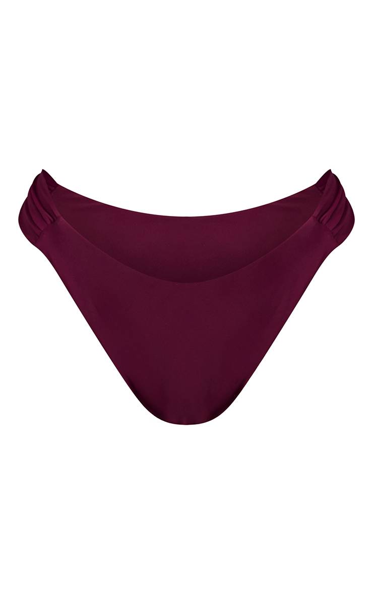 Violet Bas De Bikini Tanga À Larges Bretelles