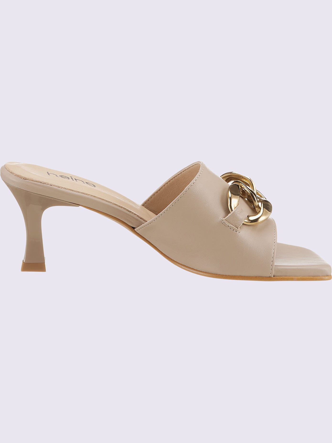 Mules cuir nappa de vache