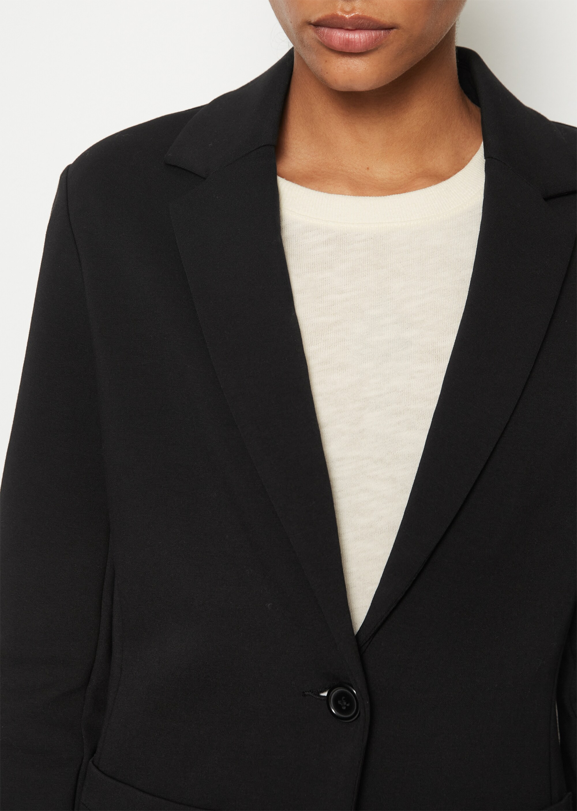 Jerseyblazer regularaus Interlock-Qualität
