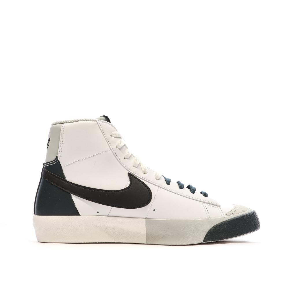Nike Baskets Blanches/Bleu Garçon Nike Blazer Mid '77
