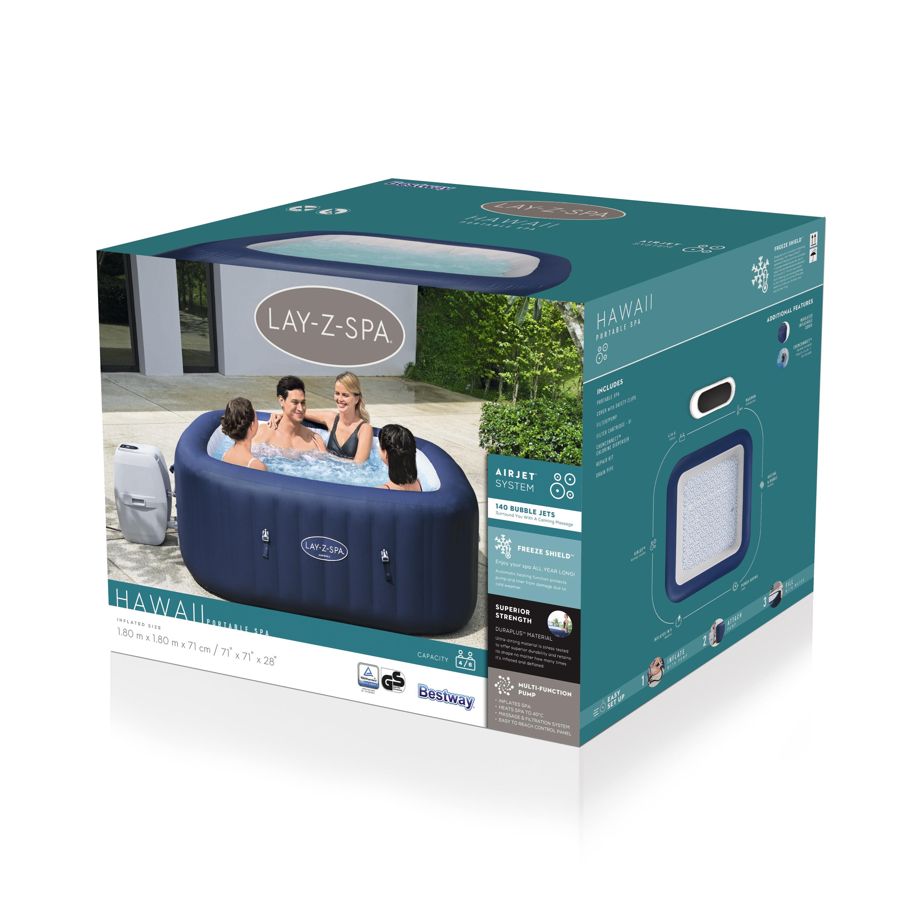 Bestway Whirlpool Lay-Z-Spa HAWAII 6 Personen