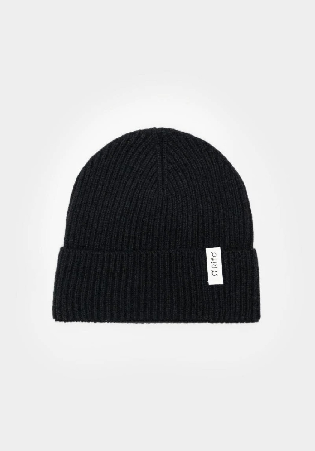 Rifo Beanie Kaschmir Marcello Black Ardesia