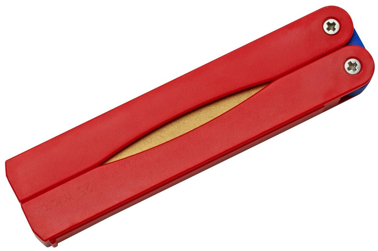 Fällkniven Foldable Sharpener FDC diamant en keramische slijpstaaf, 25 en 9 micron