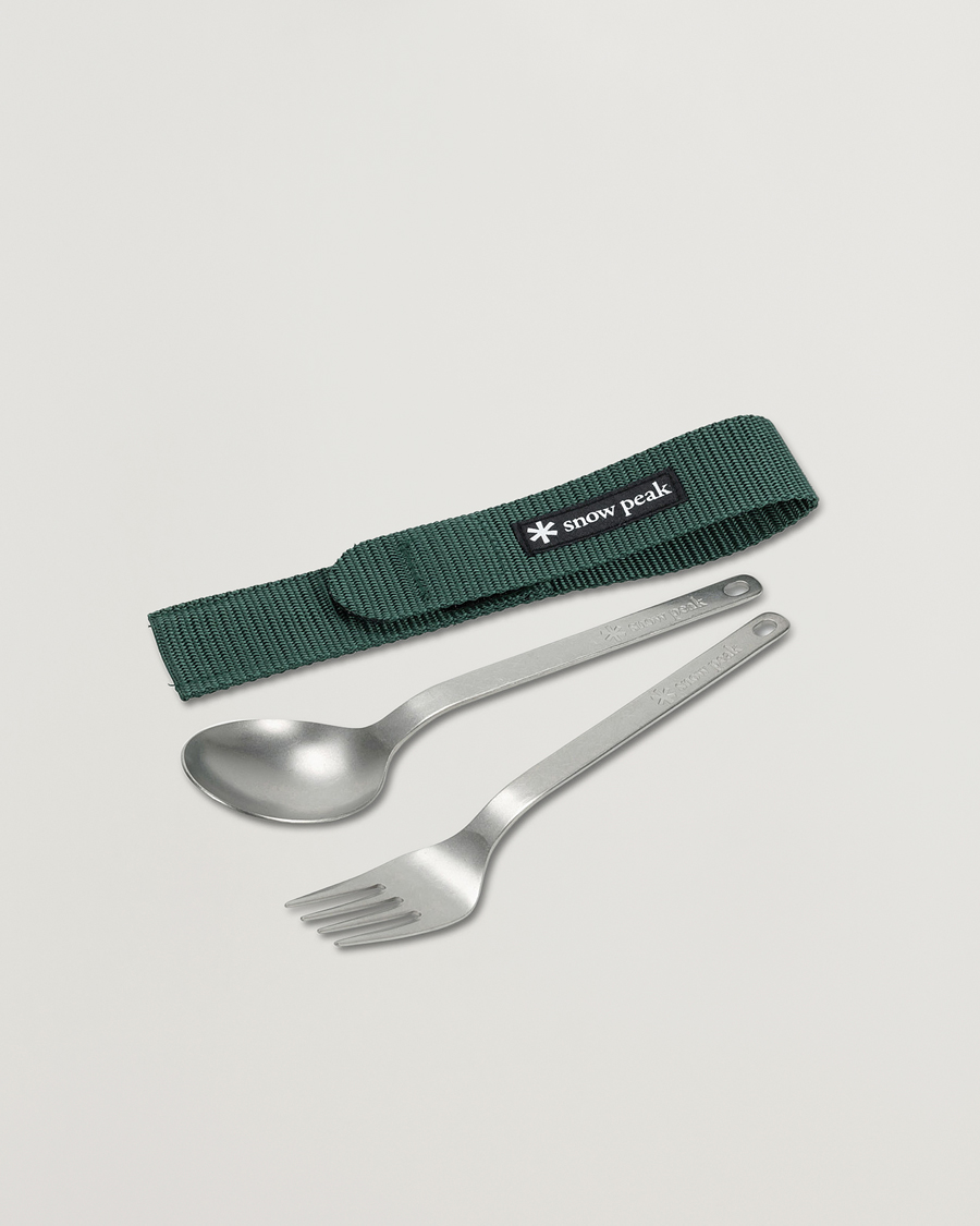 Snow Peak Fork & Spoon Set Titanium