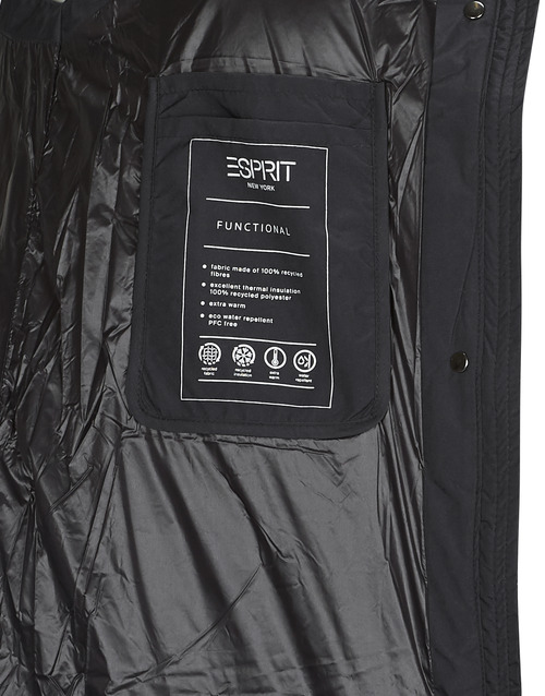 Esprit - PEFFER VEST - Noir