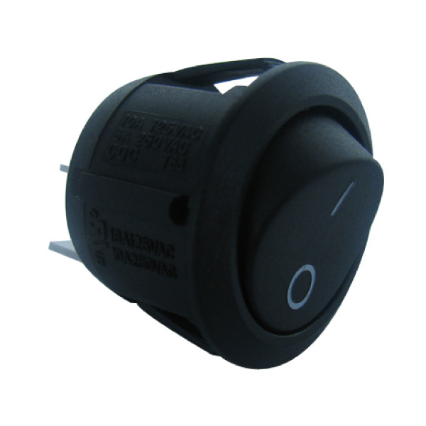 Interrupteur 12V à encastrer noir ds MR16