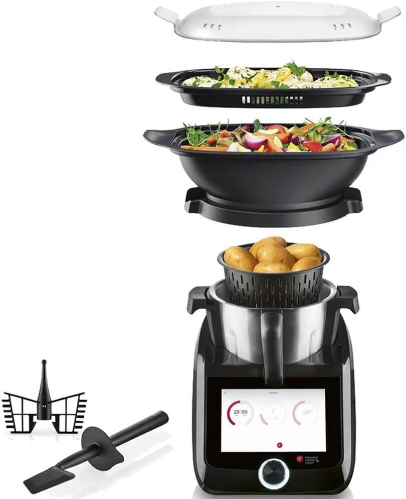 PSIDE Silvercrest Monsieur Cuisine Smart Black Edition SKMS 1200 B1, 1200 W, Schwarz